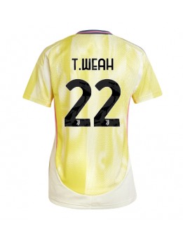 Juventus Timothy Weah #22 Zenski Gostujuci Dres 2024-25 Kratak Rukavima